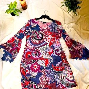 Geometric Bold Colors and Patterns Blouse